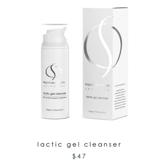 Lactic gel cleanser